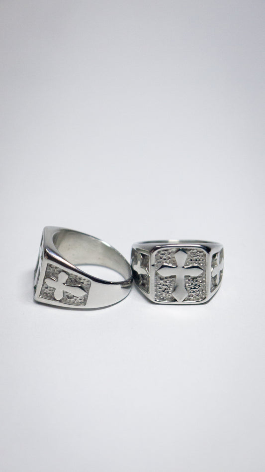 Anillo Urban “Silver Cross"