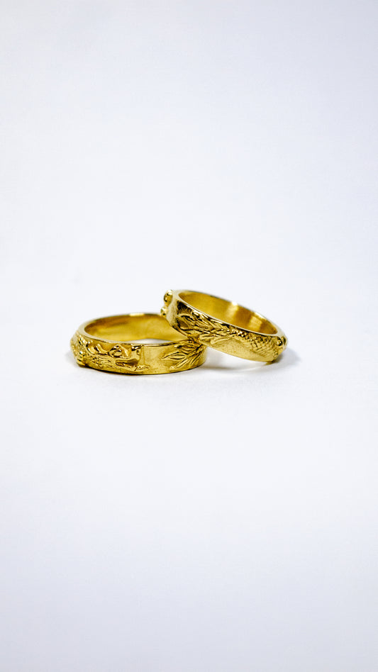 Anillo Urban “Gold Dragon”