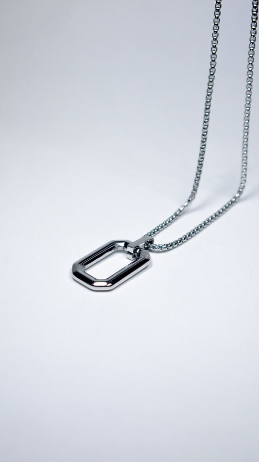 Cadena Urban “Geometric Silver"