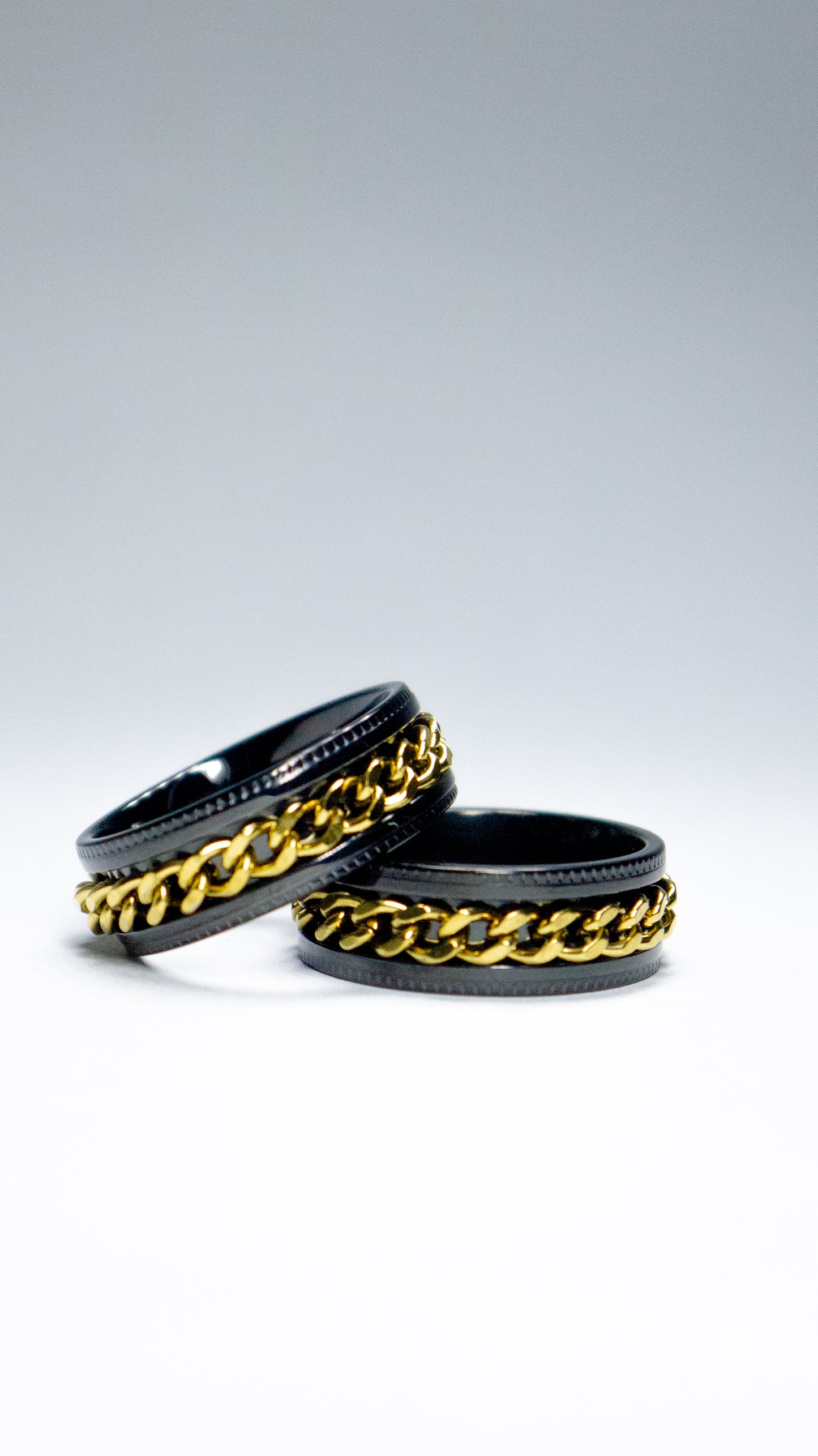 URBAN - Spinner Ring - Gold Chain