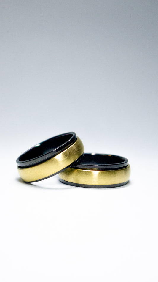 URBAN - Spinner Ring - Spinner Gold Band