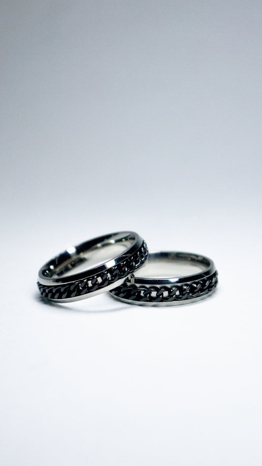URBAN - Spinner Ring - Slim Chain