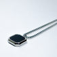 URBAN - Dije - Silver Square Stone