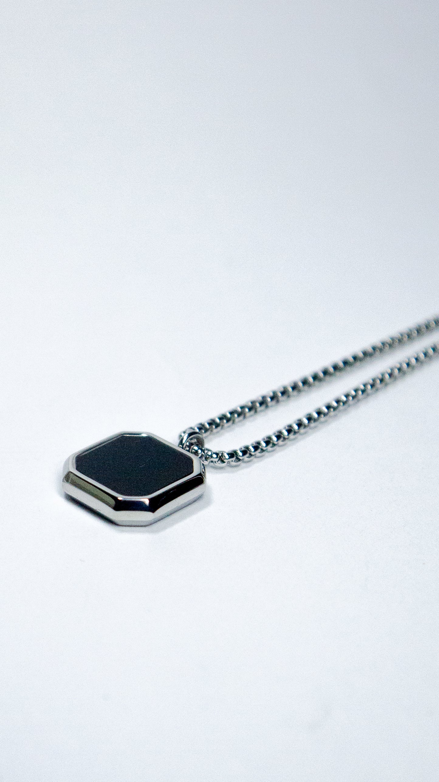 URBAN - Dije - Silver Square Stone