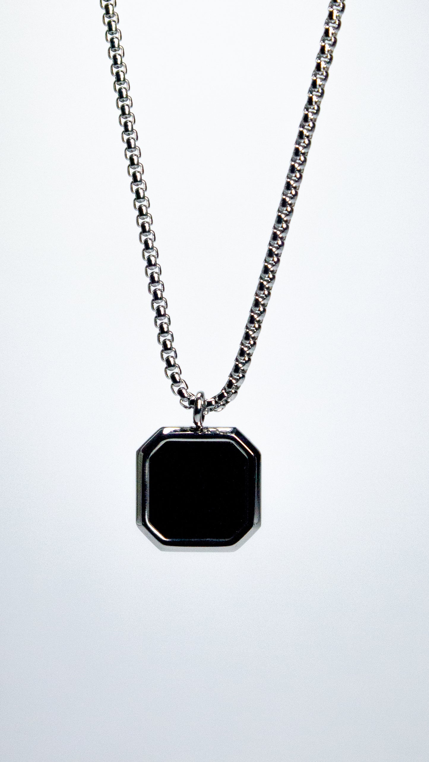 URBAN - Dije - Silver Square Stone