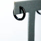 Argollas sin perforación Urban "Medium Black"
