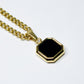 URBAN - Dije - Gold Square Stone