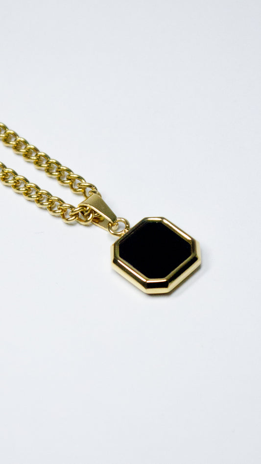 URBAN - Dije - Gold Square Stone