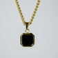 URBAN - Dije - Gold Square Stone