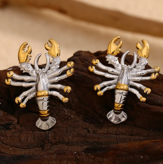 Pendientes silver lobster