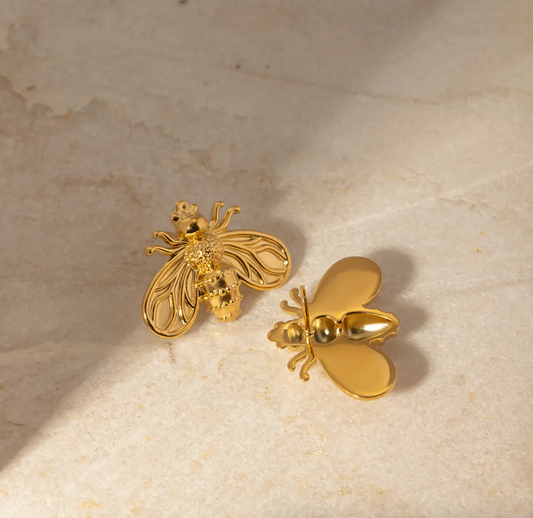 Pendientes Gold bee