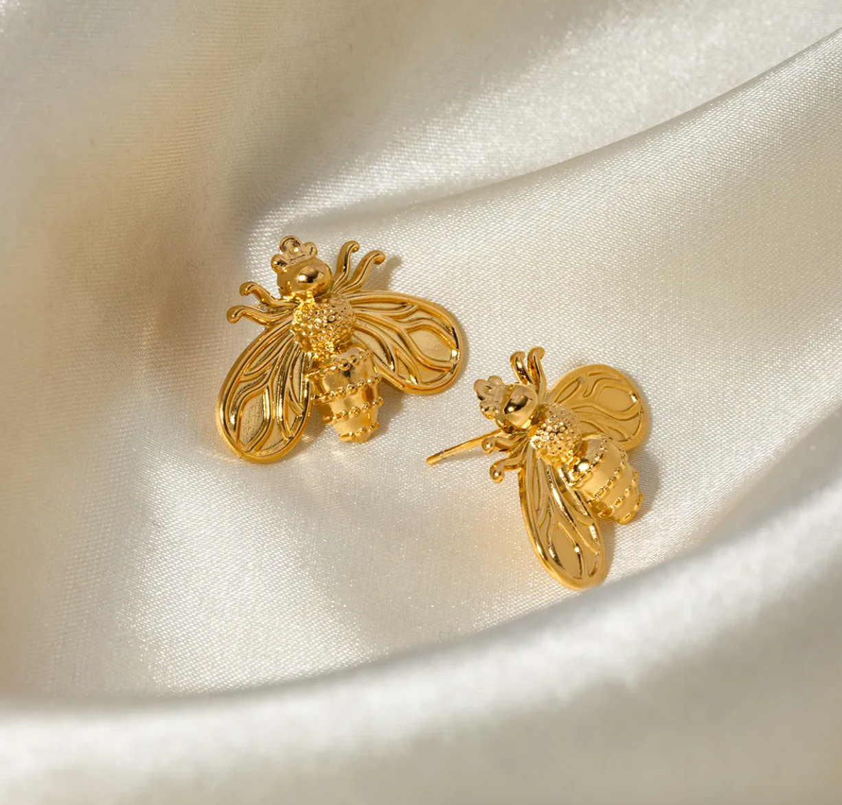 Pendientes Gold bee