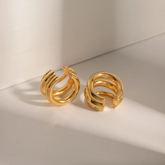 Earcuff Triple Gold