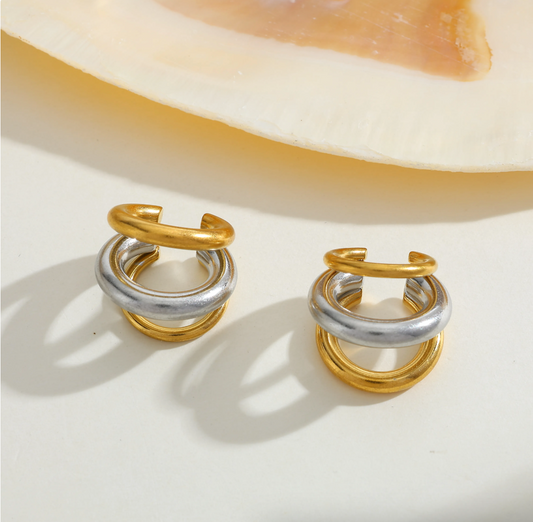 Earcuff Triple Mixed