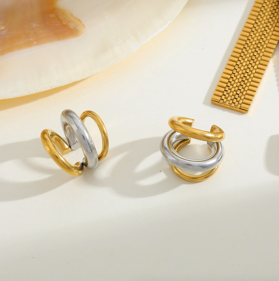 Earcuff Triple Mixed