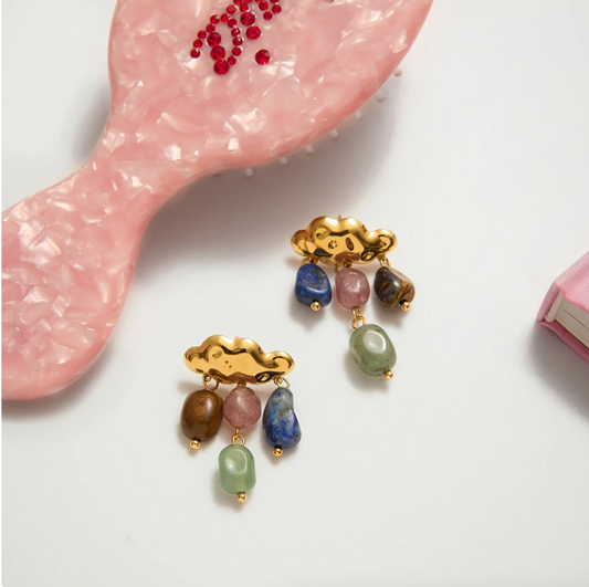 Aretes Colorful Rain