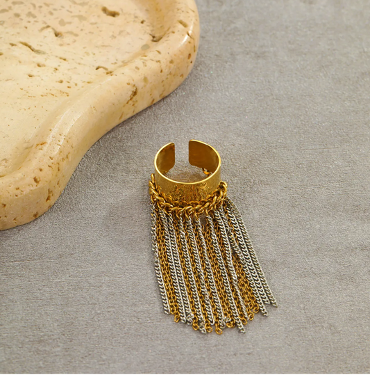 Anillo "Chain Rain"