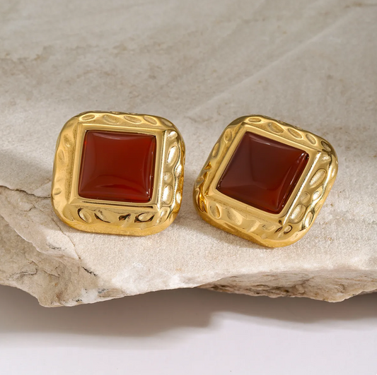 Pendientes Red Wine Lady