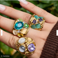 Anillo Aqua Gemas
