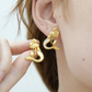 Pendientes Gold Nacar Mermaid
