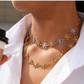 Collar tipo Gargantilla Golden Garden