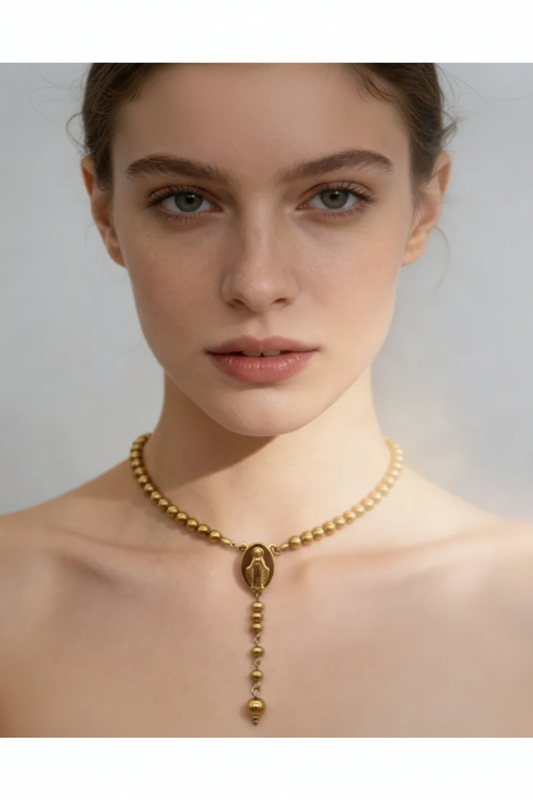 Collar Gold Rosary