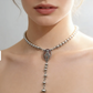 Collar Silver Rosary