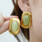 Pendientes Oliva Verde