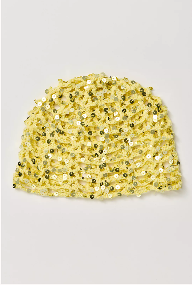 Sombrero Tejido Mesh Yellow