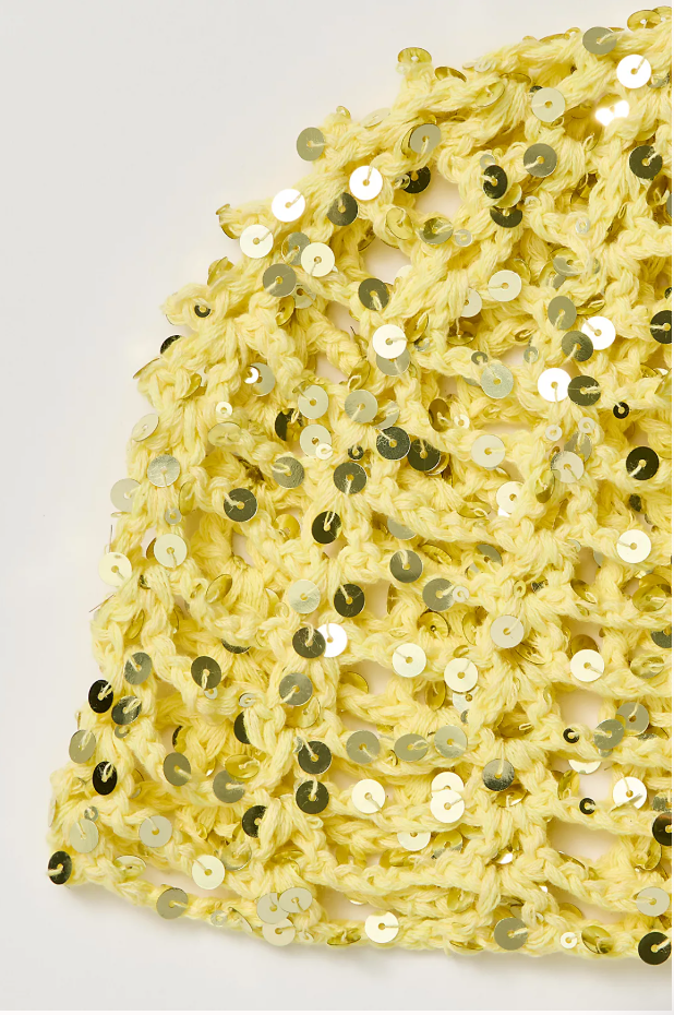 Sombrero Tejido Mesh Yellow