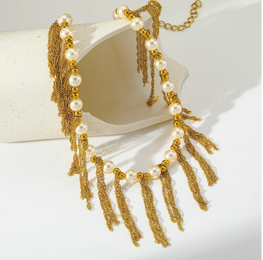 Collar Rosie Pearls Gold