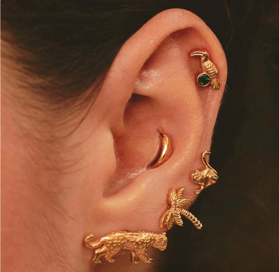 Mini Pendientes Selva