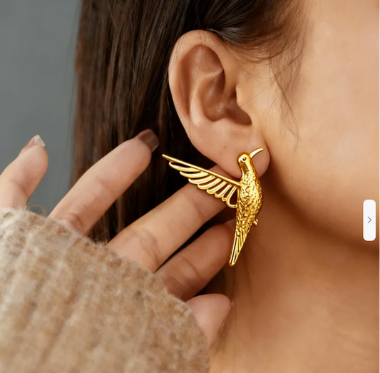 Aretes Gold Freedom