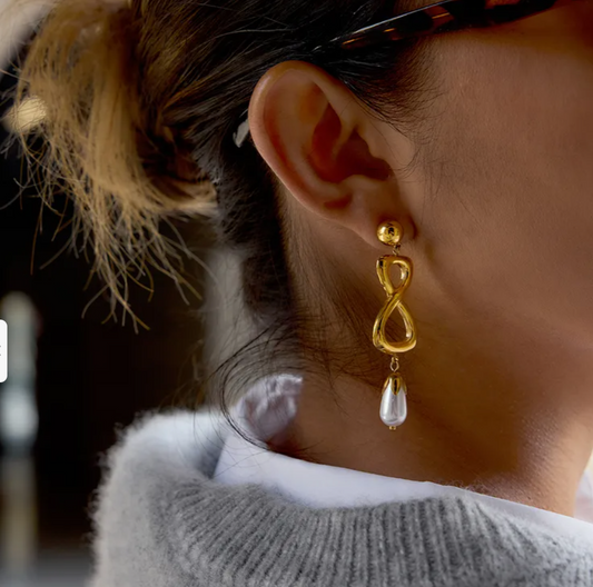 Aretes Infinite Pearl