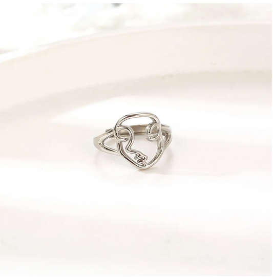 Anillo Silver Face