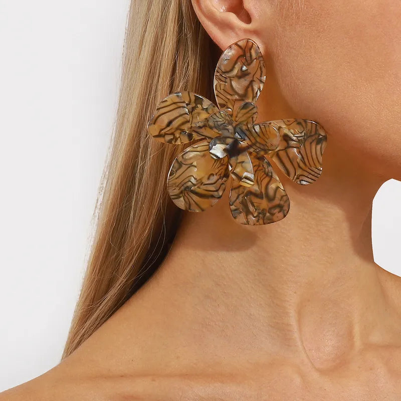 Pendientes Big Flower