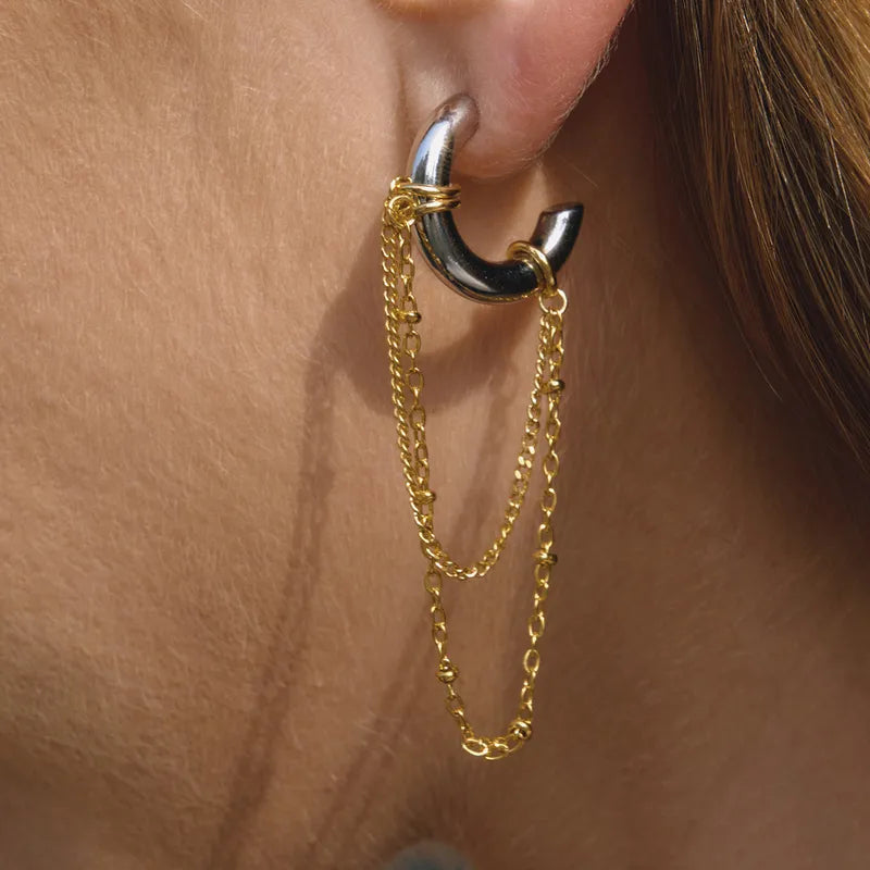 Hoops mixed and chains