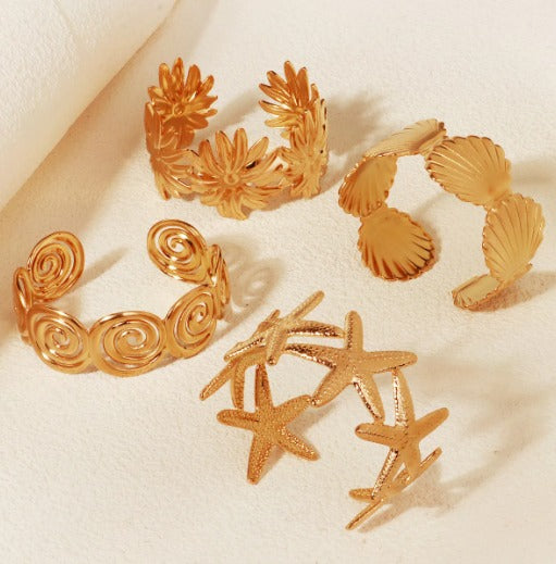 Brazalete tipo Bangle "UNDER THE SEA"