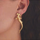 Pendientes "Golden Shark"