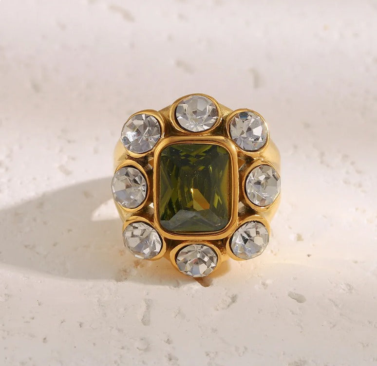 Anillo Green Gemas