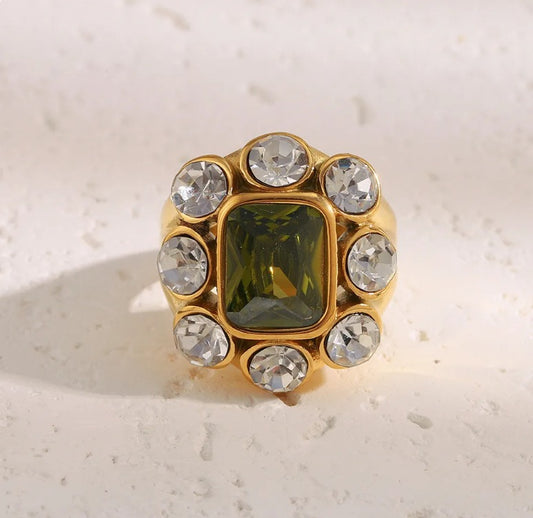 Anillo Green Gemas