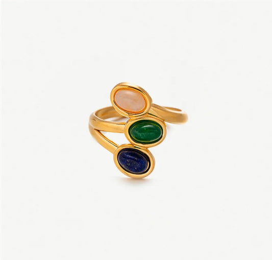 Anillo Trio stones