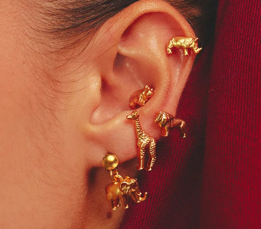 Pendientes tipo Studs  JUNGLE