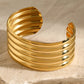 Brazalete tipo Bangle Gold Mich