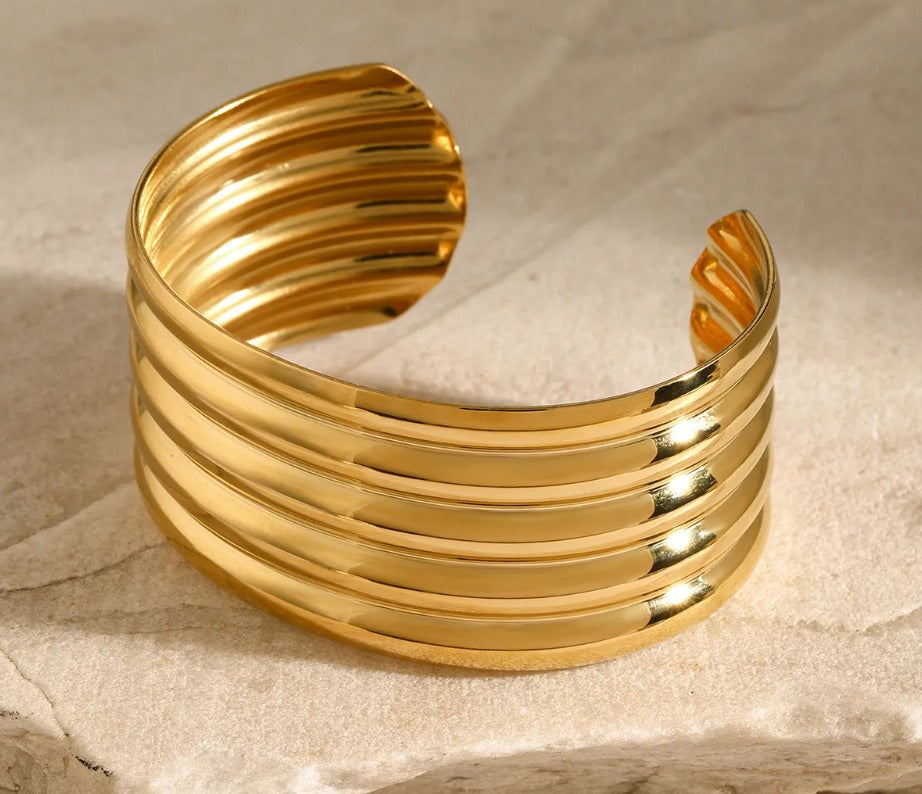Brazalete tipo Bangle Gold Mich
