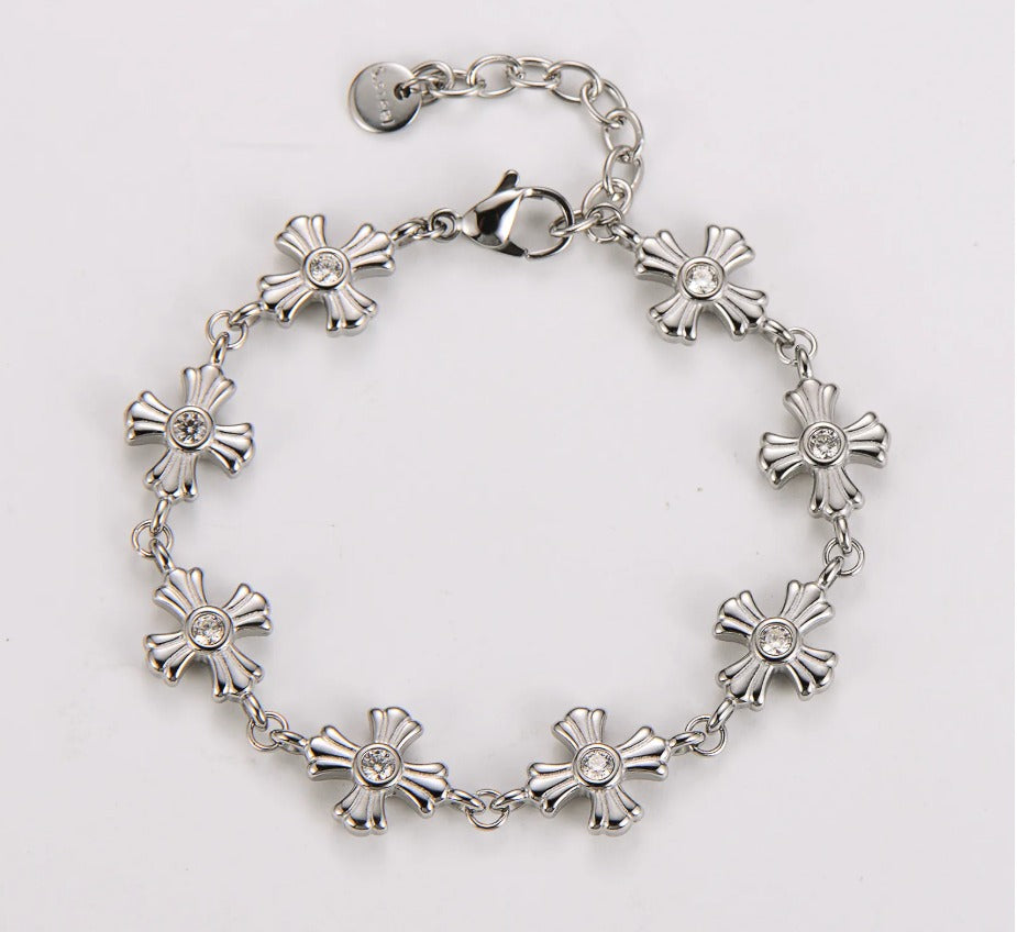 Brazalete "Silver Cross"