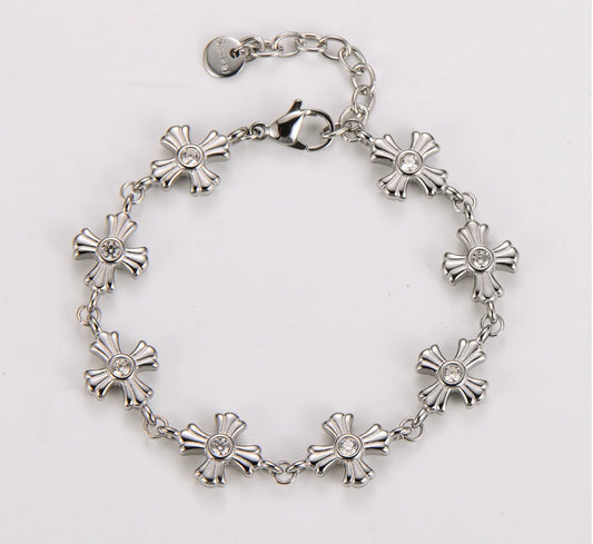 Brazalete "Silver Cross"