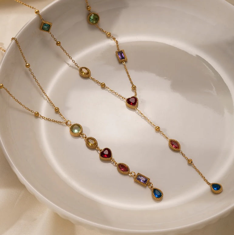 Collar Color Vitral Heart