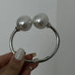 Brazalete Maka Pearl Silver