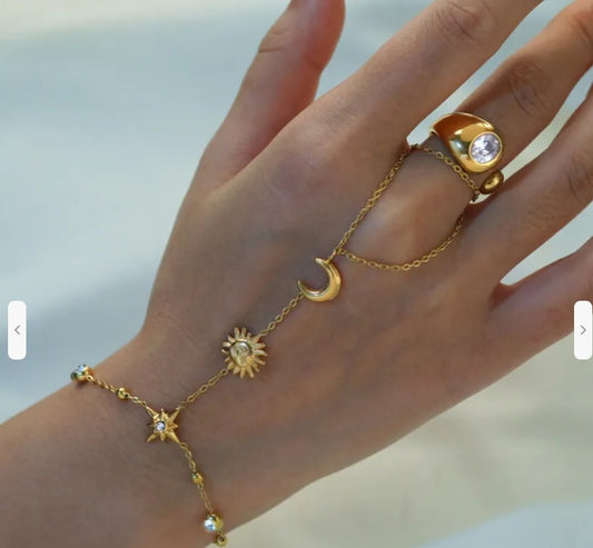 Brazalete con Anillo Constelación